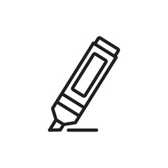 Marker icon Simple thin outline