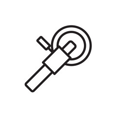 Polisher icon Simple thin outline