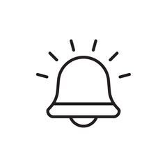 Siren icon Simple thin outline