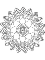 Flowers Coloring Pages For Adules
