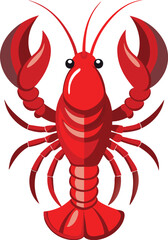 Lobsters vector illustration on white background