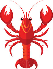 Lobsters vector illustration on white background