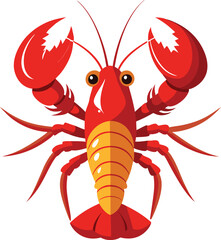 Lobsters vector illustration on white background