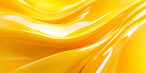 Abstract wavy yellow background with flowing lines and soft textures, creating a bright and dynamic visual, perfect for modern design concepts