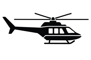 helicopter isolated on white background 