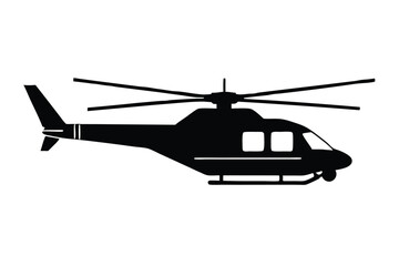 helicopter isolated on white background 