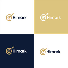 Target hi mark logo template icon