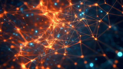 Technology web background. Virtual concept. 