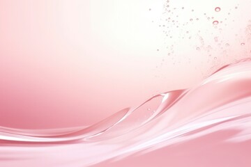 Pink water liquid splash