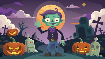 halloween background with house