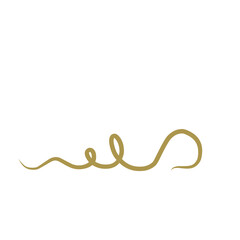 Gold Swirl and Scroll 