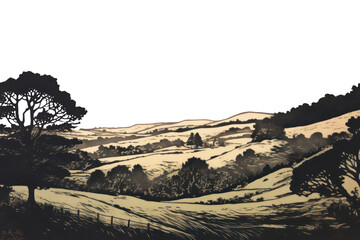PNG Landscape scenes outdoors painting drawing.