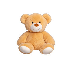 Obraz premium Adorable teddy bear on transparent background for children's decor