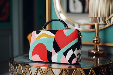 Abstract Design Handbag