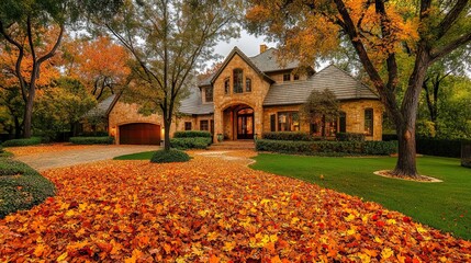 Obraz premium Autumn House