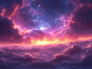 Fototapeta premium 하늘의 황홀경