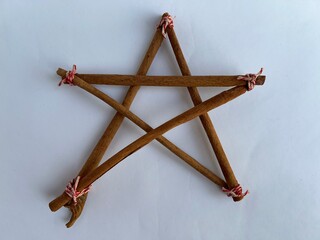Estrela de Natal de canela