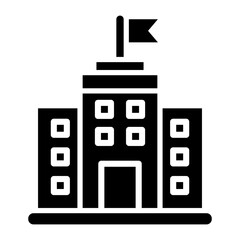 Institution Glyph Icon
