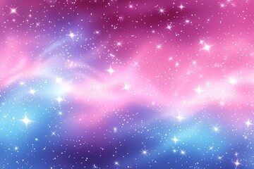 Pastel Fantasy Sky with Stars