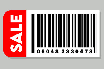 Barcode icon. Barcode vector icon. Simple fake bar code. Bar code for web design. Barcode product distribution icon. Vector illustration isolated on white background.