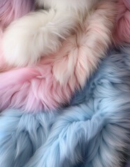 Soft pastel fur texture