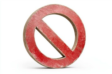 A red sign with a white background that says Do Not Enter, prohibition sign or symbol