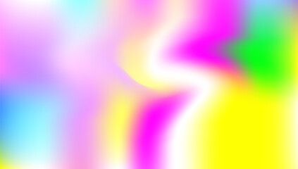 Holographic Gradient. Violet Neon Texture. Pearlescent Background. Soft Shapes. Bright Cover. Modern Fluid. Shiny Spectrum Template. Hologram Background. Pink Holographic Gradient