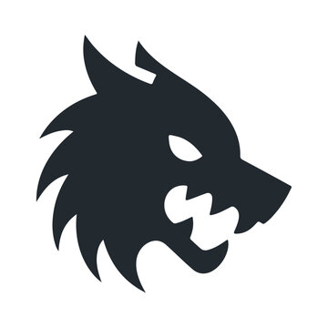 recommend clip art: Horror werewolf vector icon design