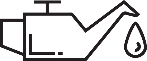 Oil icon symbol vector image Illustration
