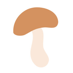 Fototapeta premium Shiitake mushroom icon cartoon vector