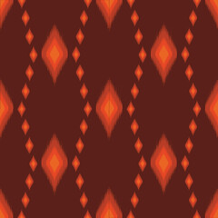 Ikat pattern with stars