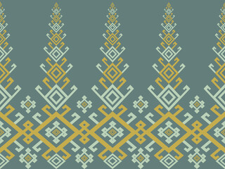 Damask seamless christmas pattern