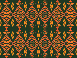 Ikat seamless pattern