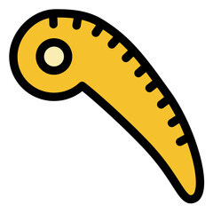curve ruler icon