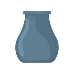 Simple pot for modern home decoration, Vector