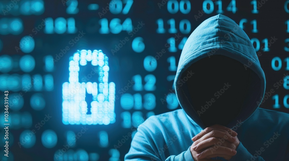 Poster unveiling the digital fortress a hacker's encounter with encrypted code
