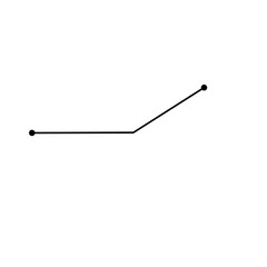 Pointing line vector