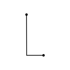 Pointing line vector
