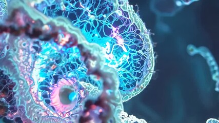 3D fractal shapes with intricate designs, Video