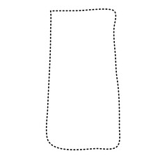 Dashed line rectangle