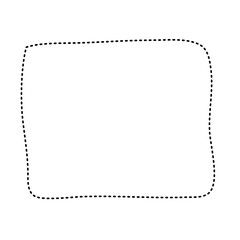 Dashed line rectangle