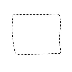 Dashed line rectangle