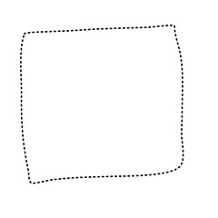 Dashed line rectangle