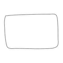 Dashed line rectangle
