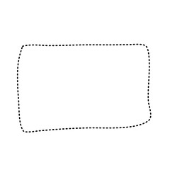 Dashed line rectangle