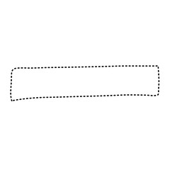 Dashed line rectangle