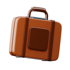 Suitcase 3D Illustration