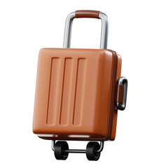 Suitcase 3D Illustration