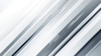 Obraz premium Abstract vector illustration featuring subtle gray and white diagonal lines in an architectural and geometric design