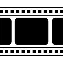 Obraz premium Cinema tape movie vector